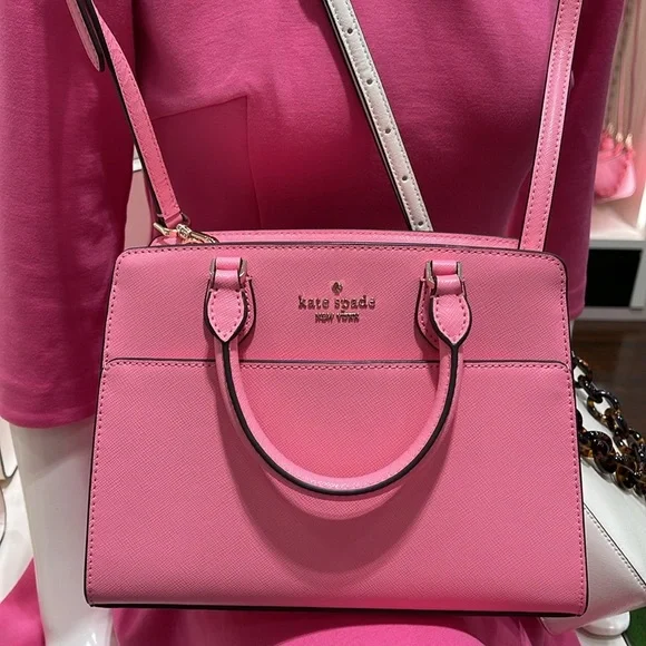 Kate Spade Madison Saffiano Leather Small Satchel
Blossom Pink
NWT - Picture 7 of 16